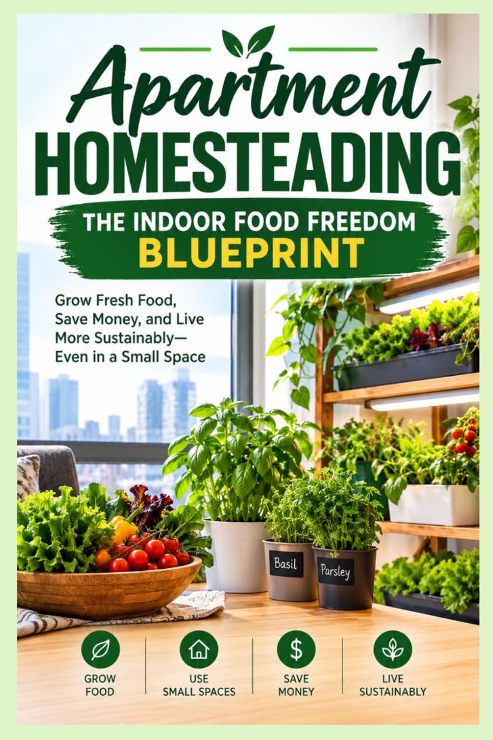 capítulo por capítulo baixar Apartment Homesteading: THE INDOOR FOOD FREEDOM BLUEPRINT: Grow More. Waste Less. Live Free - One Square Foot at a Time