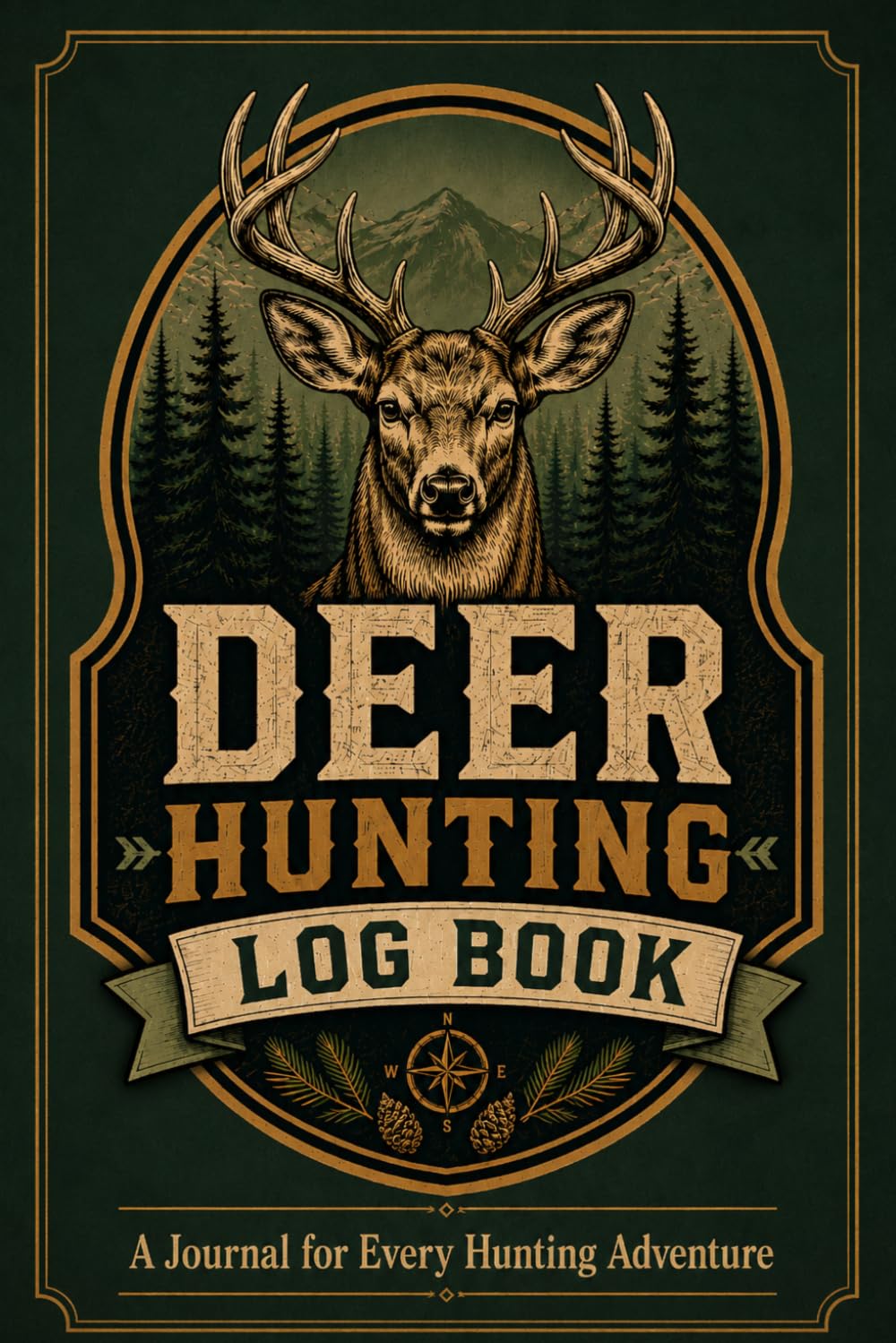Deer Hunting LogBook: A Detailed Hunting Journal to Record Trips, Weather, Locations, Gear, Deer Sightings and Field Notes baixar o livro de graça