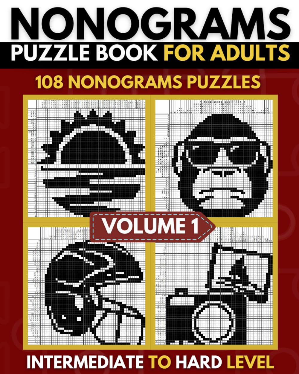 Nonogram Puzzle Book: Upper Intermediate To Hard Nonogram Puzzles For Adults, Griddlers Logic Puzzles - Volume 01 baixar o livro de graça