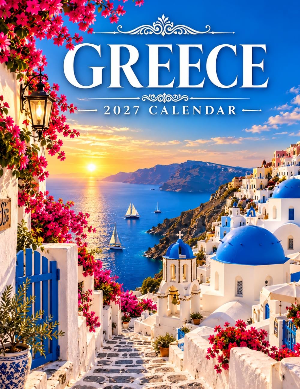ler totalmente Greece 2027 Calendar: Beautiful Greek Islands, Coastal Villages and Mediterranean Scenery