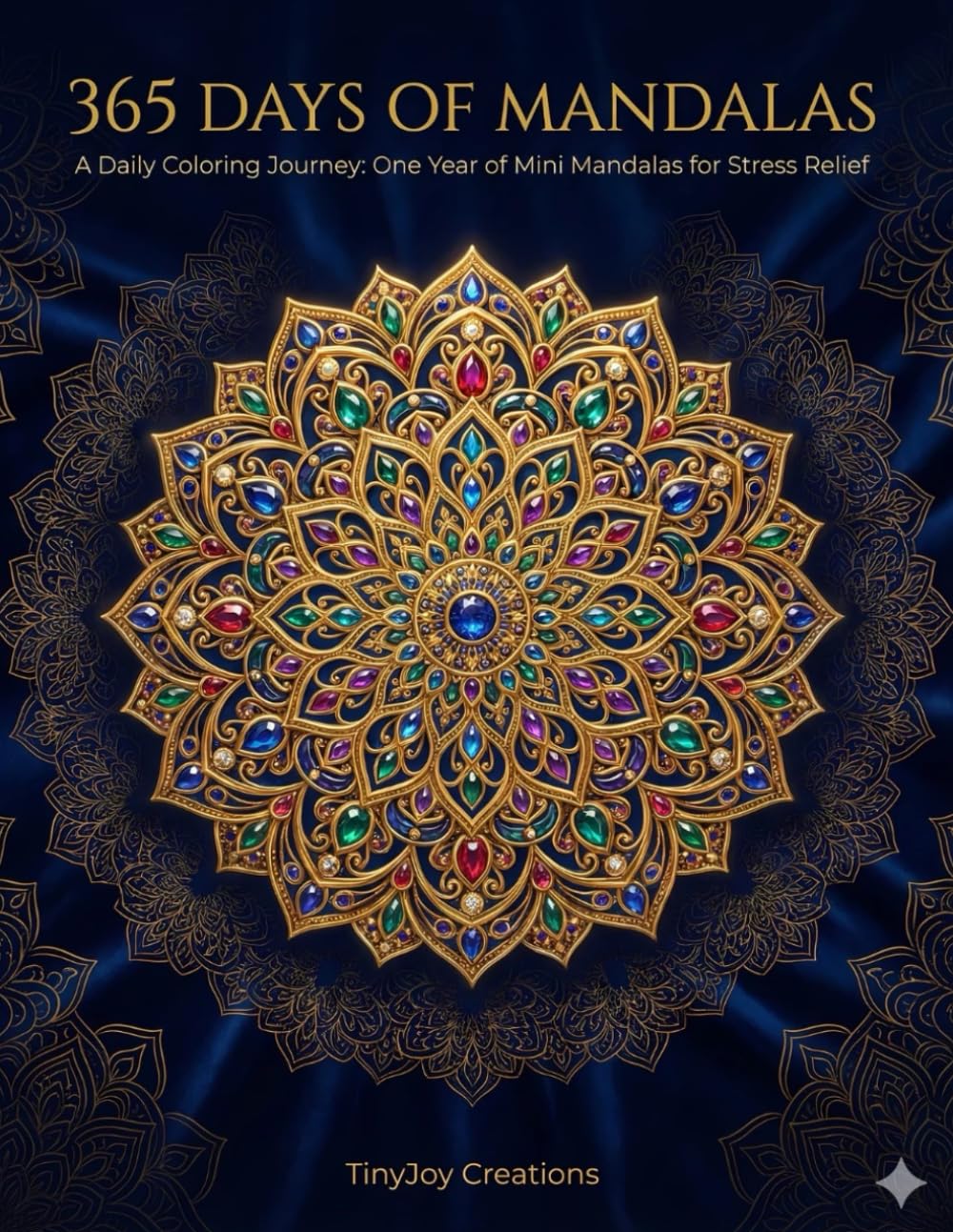 365 Days of Mandalas: Jumbo Coloring Book for Adults | Relaxation, Stress Relief & Meditation: A Year-Long Journey of 365 Unique Geometric, Floral,... Relaxation) (The TinyJoy 365 Coloring Series) baixar livro de graça