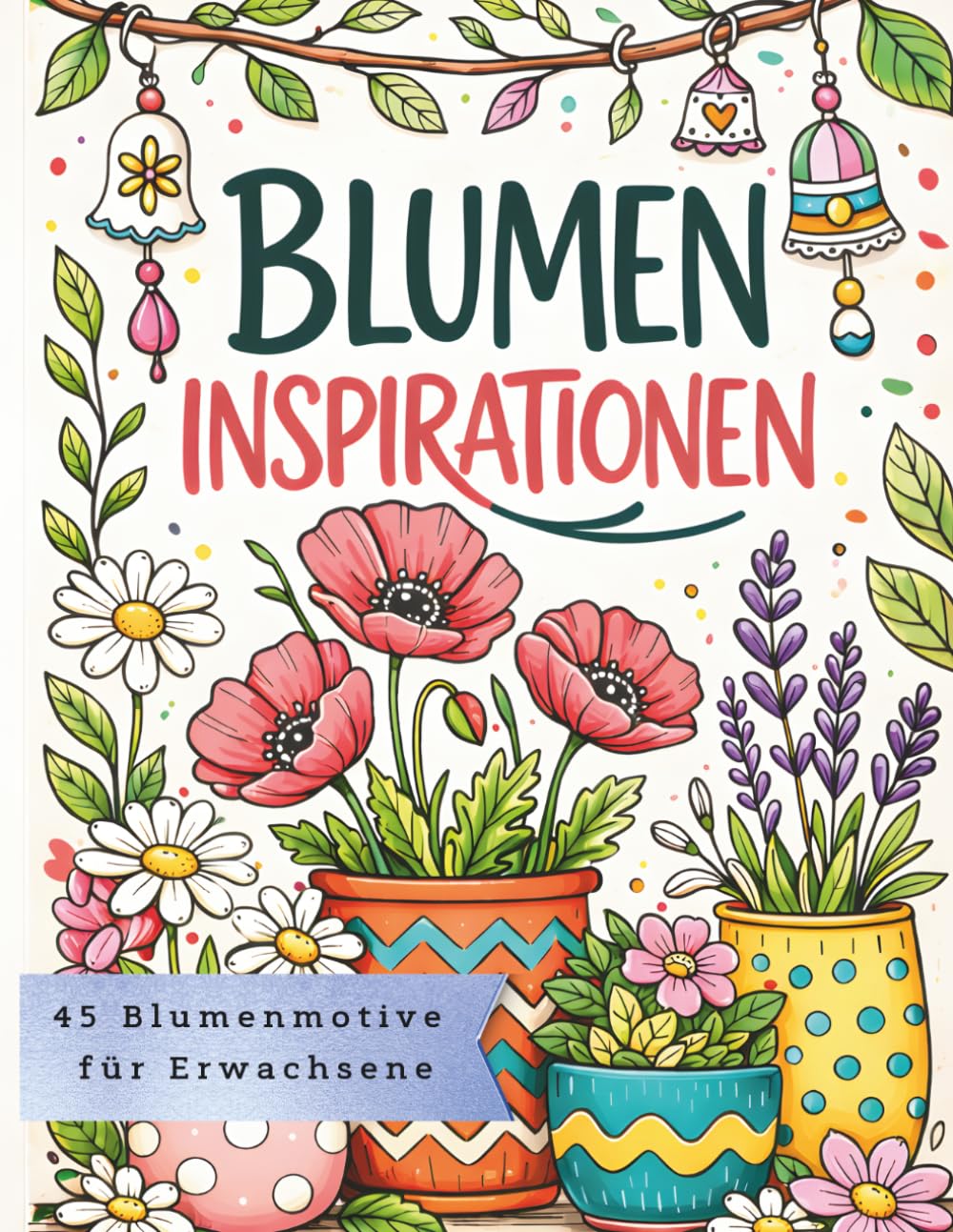 ler totalmente Blumen Inspirationen: Ausmalbuch mit 45 floralen Motiven - Blühende Pflanzen und Gartenideen zur kreativen Entspannung (German Edition)