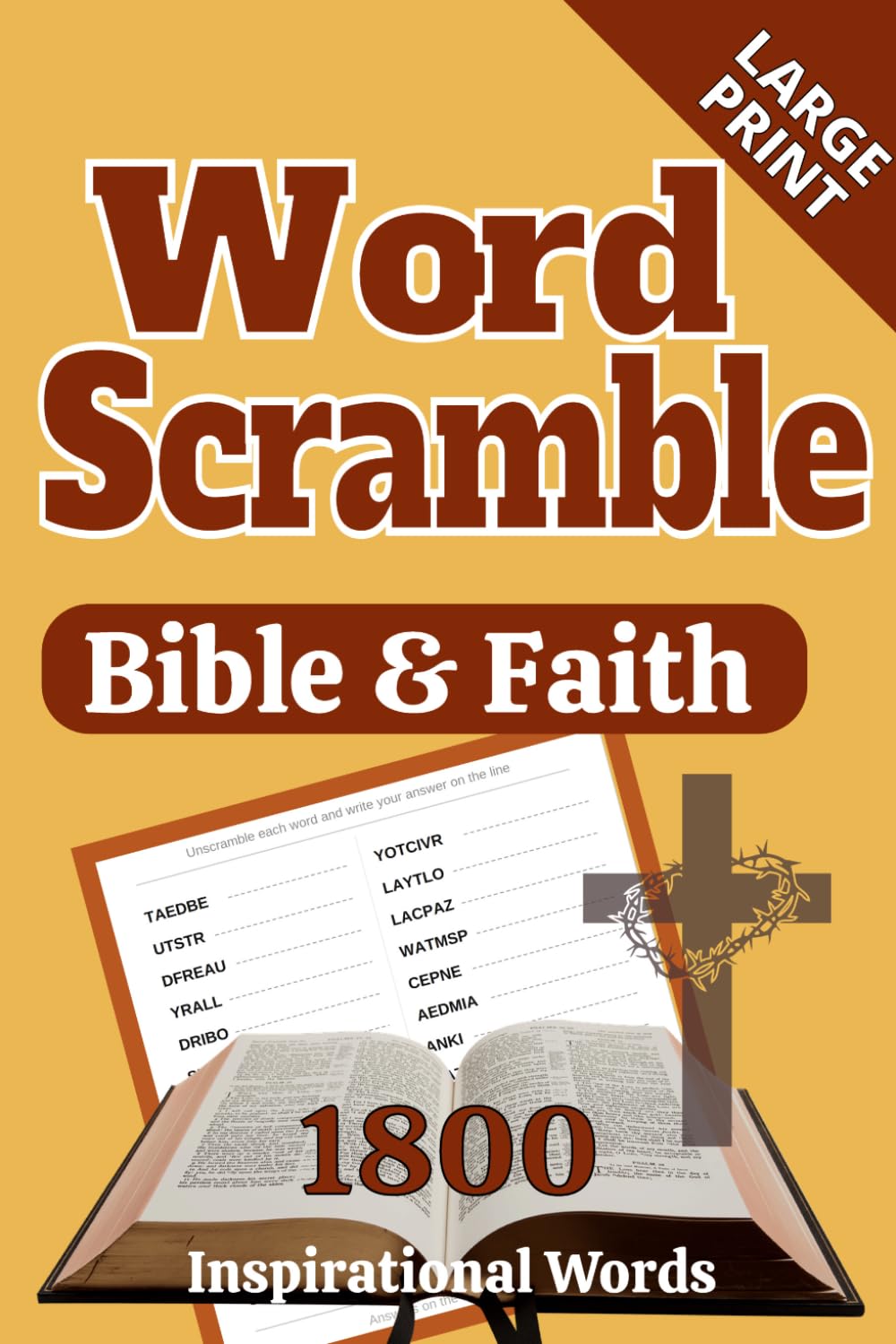 ler totalmente Bible & Faith Word Scramble: Jumbled Names, Places, and Things from the Good Book. The Letters Have Wandered. Forty Years Seems Excessive