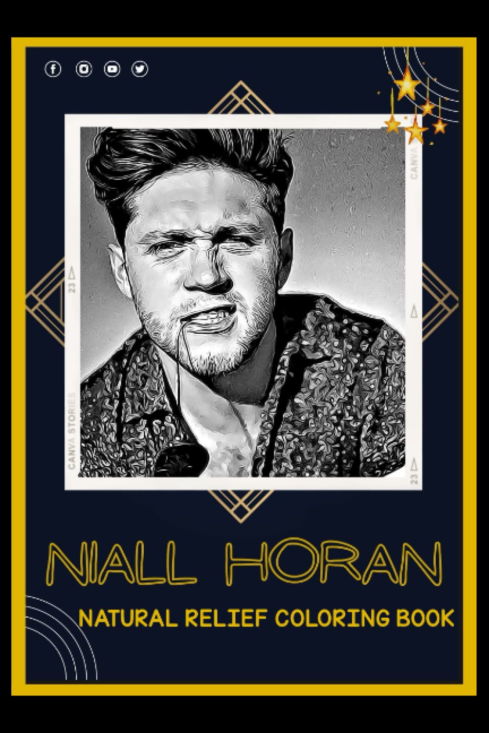 ler totalmente Natural Relief Coloring Book: Niall Horan Designs To Reduce Pain, Fight Boredom and Achieve Stress Relief