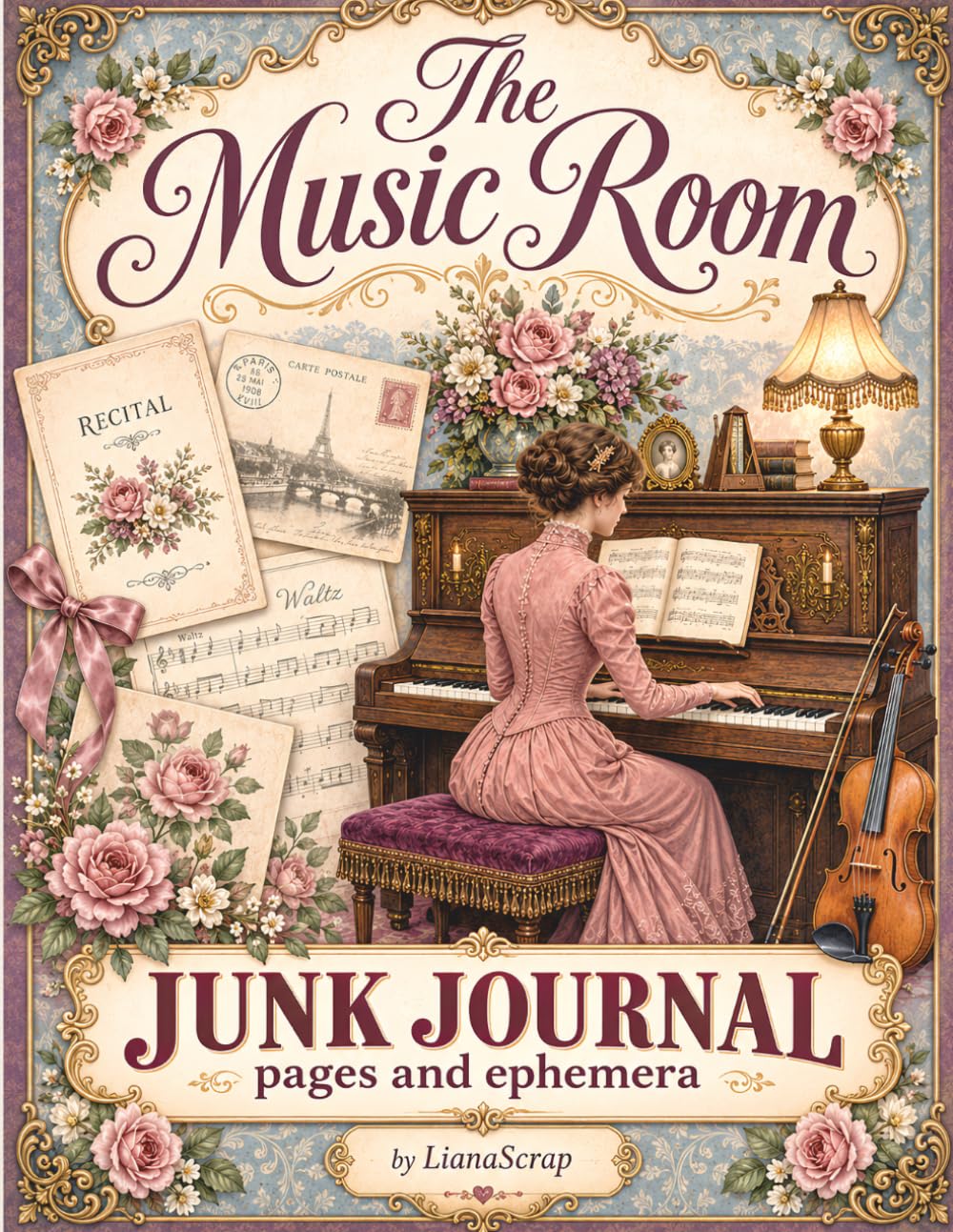 capítulo por capítulo baixar The Music Room: Junk Journal Pages and Ephemera