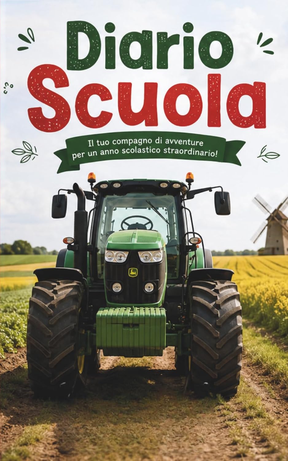 Diario scuola 2026 2027 Trattori: Pianificatore giornaliero per ragazze e ragazzi | Materiale scolastico medie elementari superiori università - Copertina Trattore (Italian Edition) baixar o livro de graça