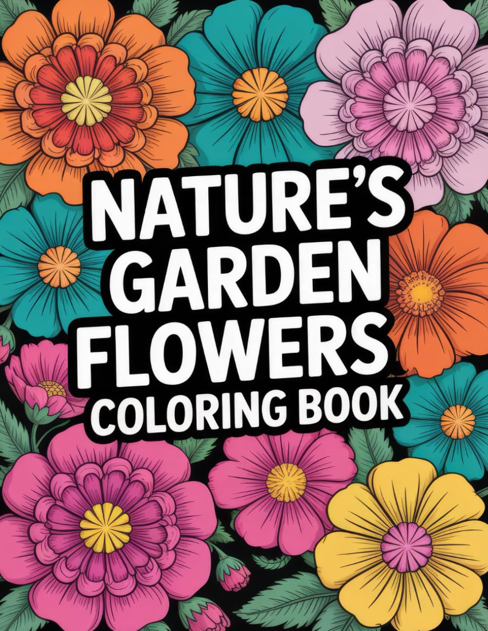 ler totalmente Nature's Garden Flowers Coloring Book: Delicate Botanical-Themed Artwork That Encourages Mindful Art Time, Seasonal Joy, and Expressive Creativity for Everyone