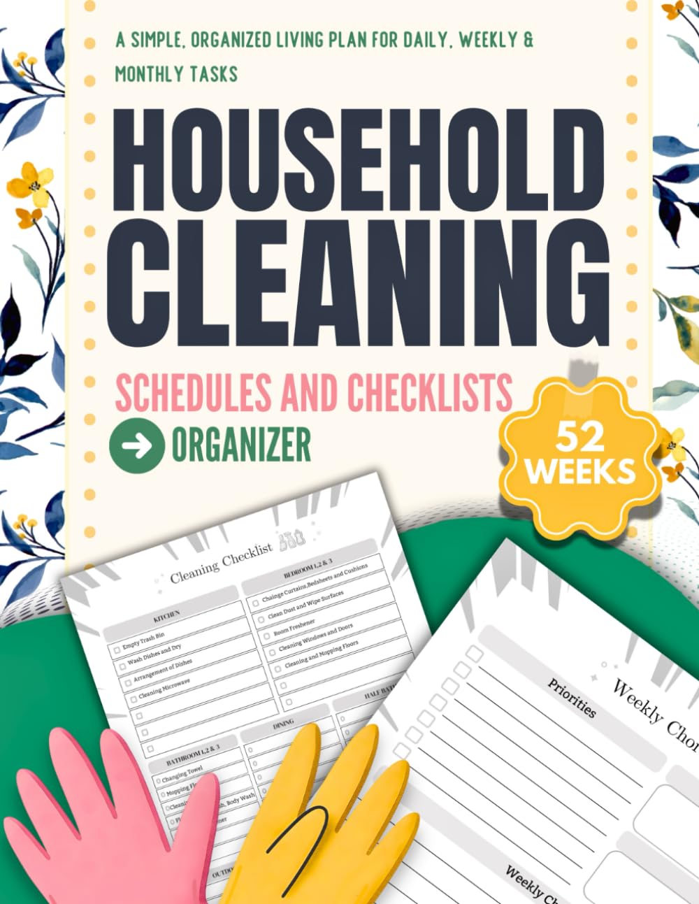 capítulo por capítulo baixar Household Cleaning Schedules and Checklists Organizer: Daily, Weekly & Monthly Task Plans for a Tidy Home