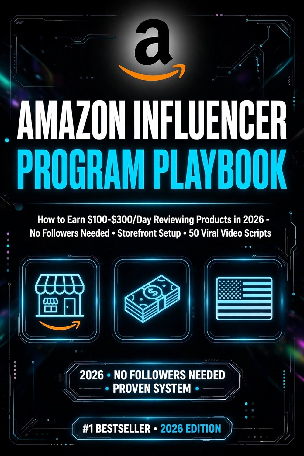 Amazon Influencer Program Playbook: How to Earn $100-$300/Day Reviewing Products in 2026 - No Followers Needed, Storefront Setup & 50 Viral Video Scripts - Blue Edition (English Edition) baixar livro de graça