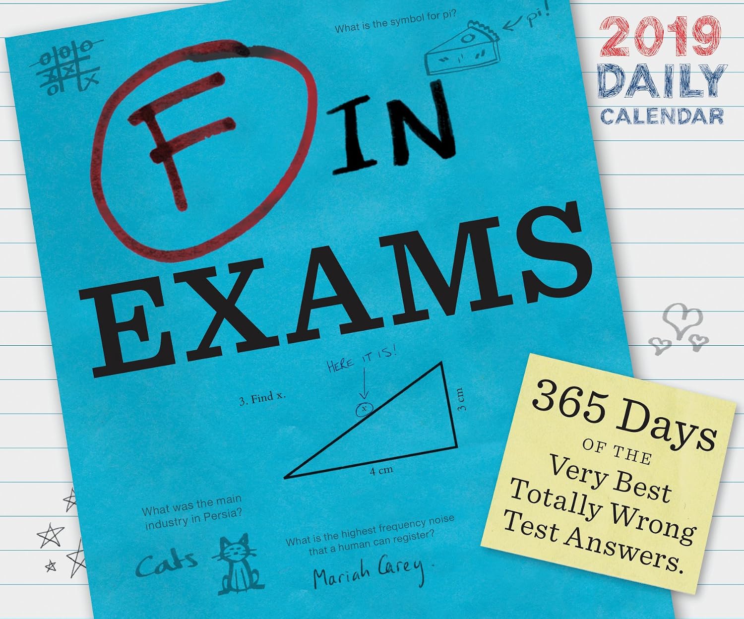 ler totalmente F in Exams 2019 Daily Calendar