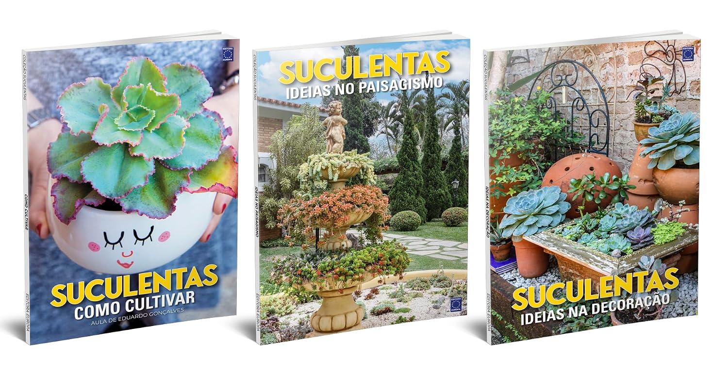 Suculentas - Coleção 3 livros