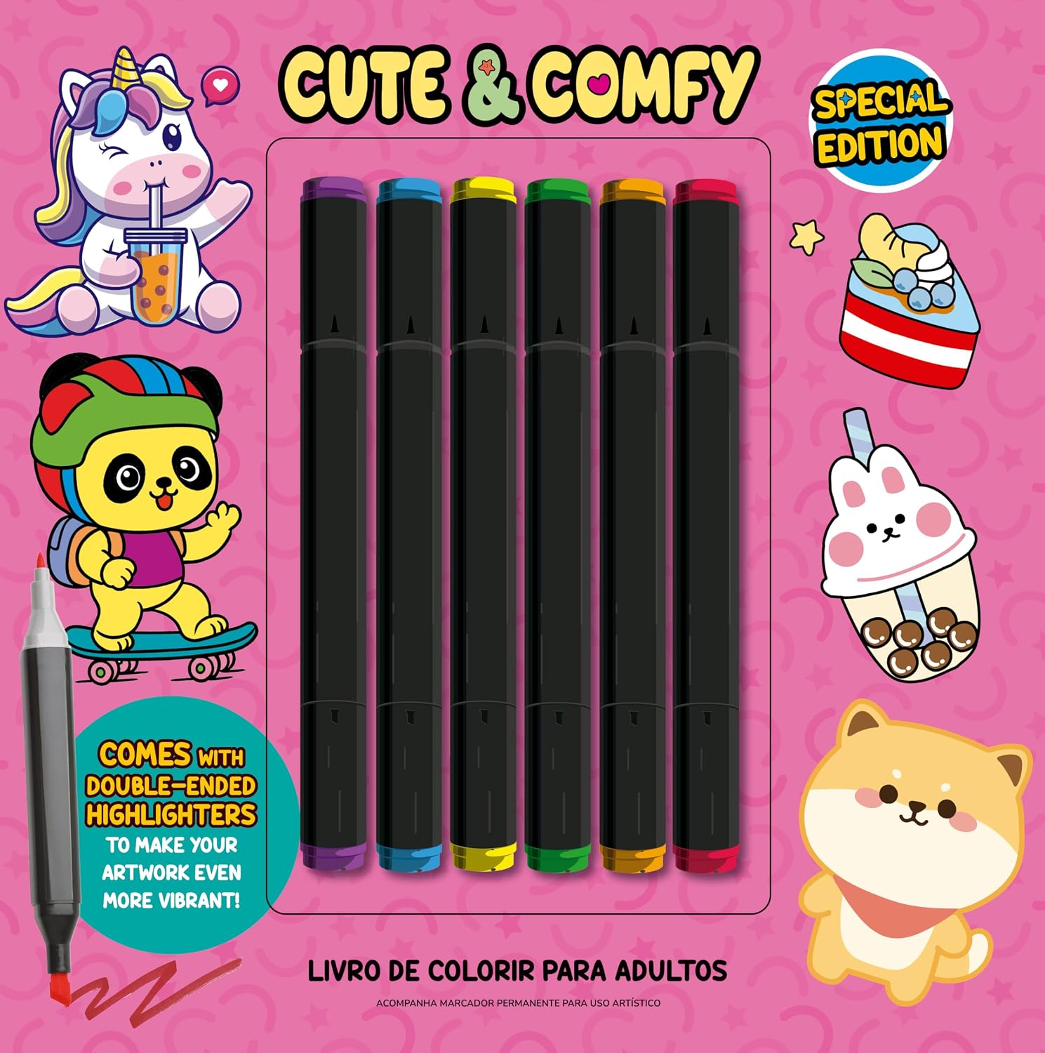 capítulo por capítulo baixar Cute & Comfy Coloring Book for Adults - Special Edition - Livro de Colorir Adulto