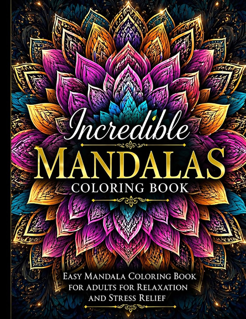 capítulo por capítulo baixar Incredible Mandalas Coloring Book: 50 Intricate Large Print Mandala Patterns to Inspire Relaxation, Enhance Focus & Reduce Anxiety for Stress Relief, Mindfulness & Creativity