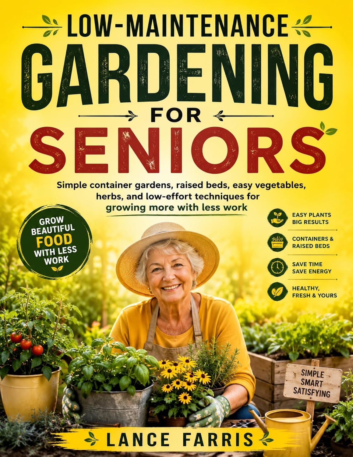 capítulo por capítulo baixar LOW-MAINTENANCE GARDENING FOR SENIORS: simple container gardens, raised beds, easy vegetables, herbs, and low-effort techniques for growing more with less work (English Edition)