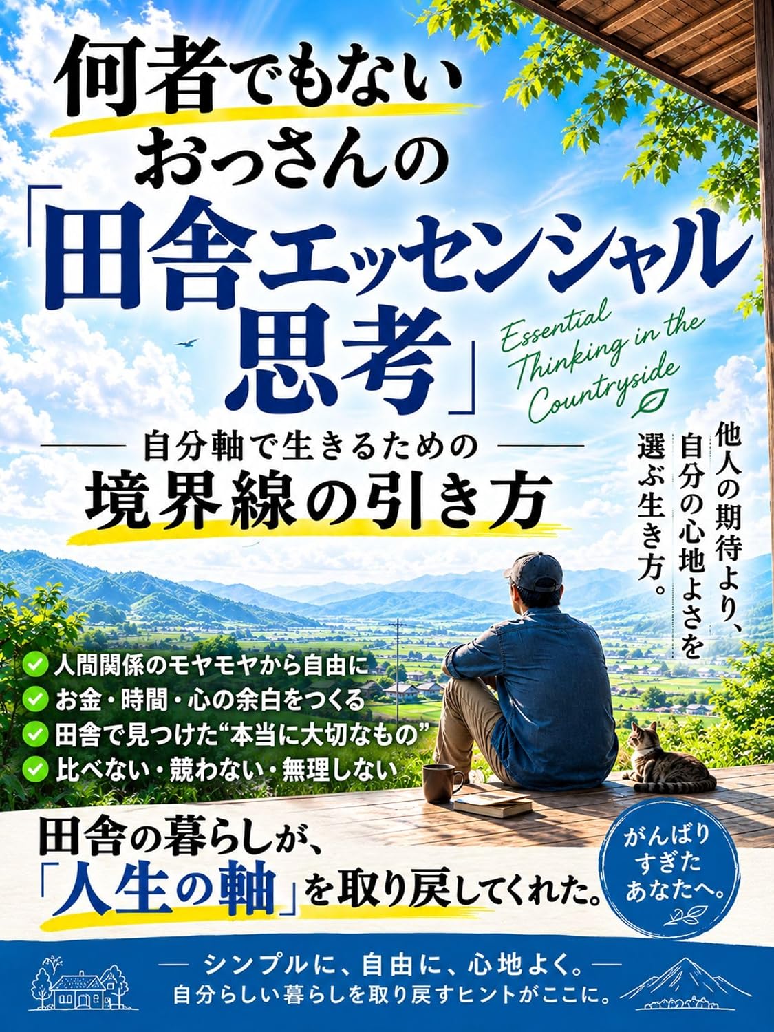 Nanimonodemonai Ossan no Inaka Essensharu Shiko: Nanimonodemonai Ossan no Inaka Essensharu Shiko: Jibunjiku de Ikiru Tame no Kyokaisen no Hikikata ikiikigojyuudai (Japanese Edition) baixar livro de graça