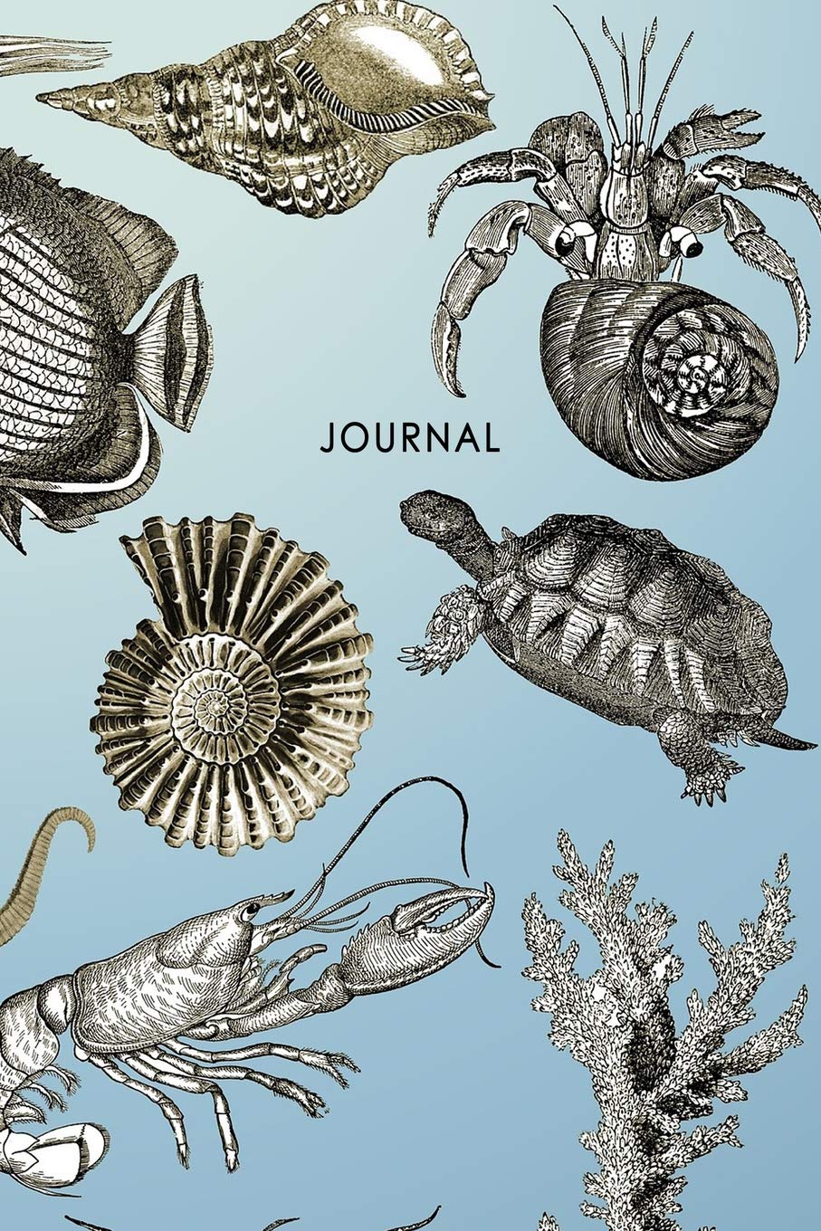 Journal: Marine Life Blank Lined Journal Writing Notebook baixar o livro de graça