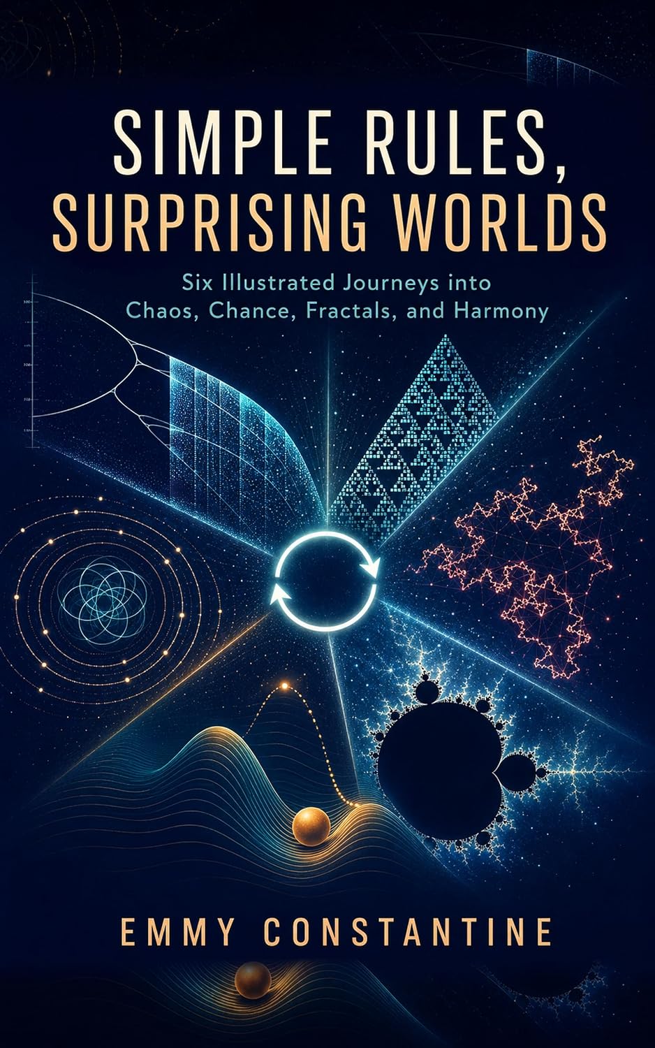 Simple Rules, Surprising Worlds: Six Illustrated Journeys into Chaos, Chance, Fractals, and Harmony (The Art Of Creative Math Book 1) (English Edition) baixar o livro de graça