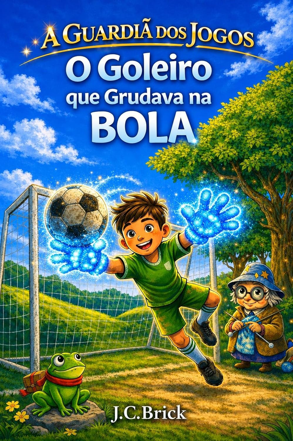 capítulo por capítulo baixar O Goleiro que Grudava na Bola: Livro infantil de futebol, magia e fantasia leve para crianças (A Guardiã dos Jogos — Série infantil de aventura, magia e esportes para crianças 1)