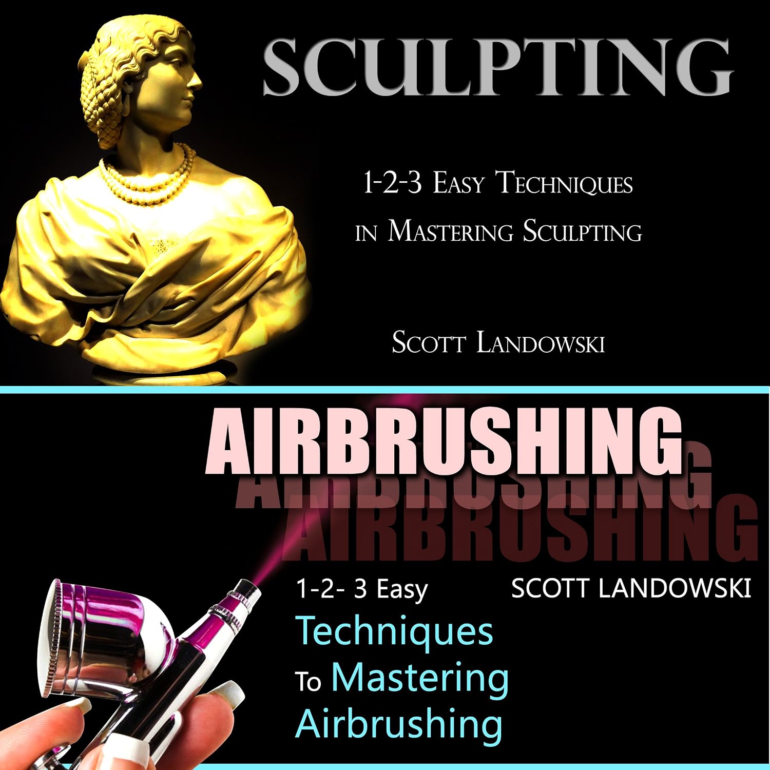 capítulo por capítulo baixar Sculpting & Airbrushing: 1-2-3 Easy Techniques in Mastering Sculpting & 1-2-3 Easy Techniques to Mastering Airbrushing