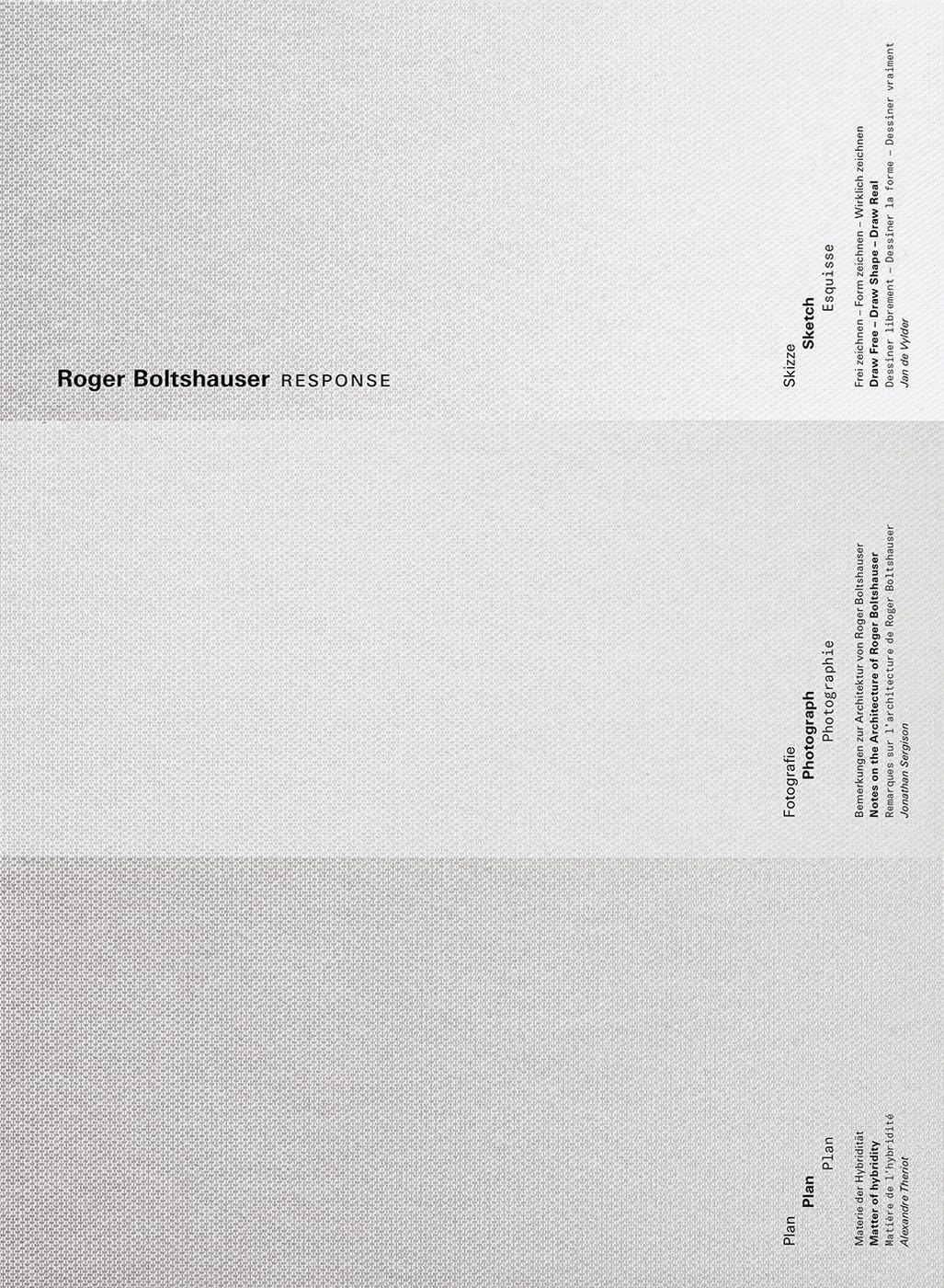 ler totalmente Roger Boltshauser - Response