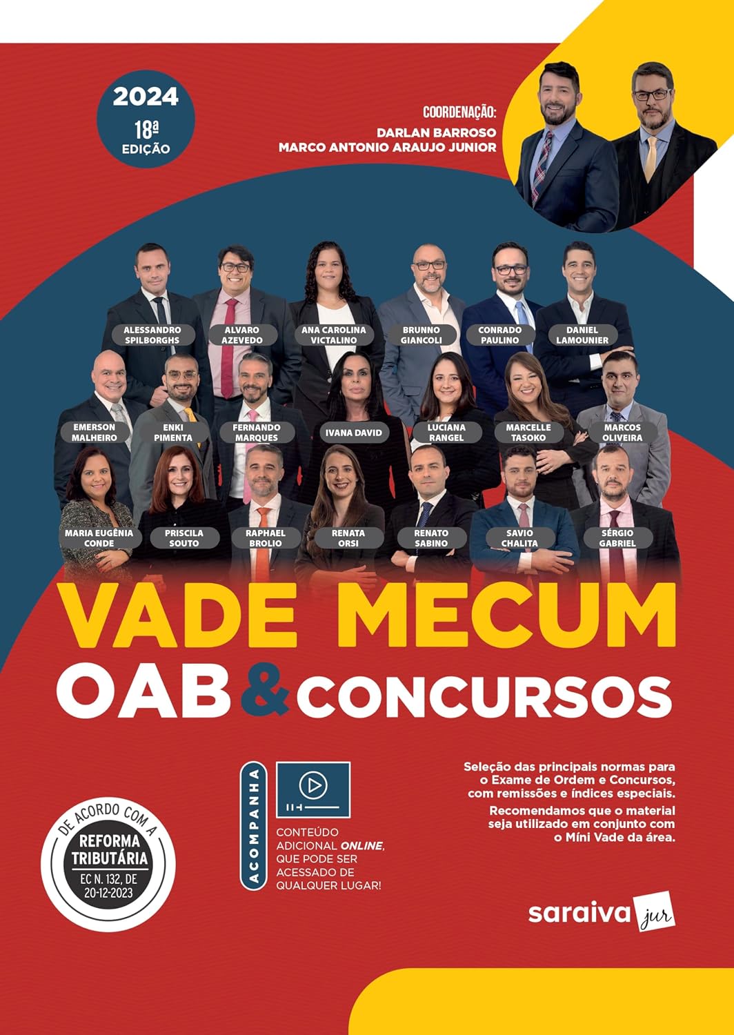 Vade Mecum OAB '||chr(38)||' Concursos - 18ª Edição 2024 baixar livro de graça