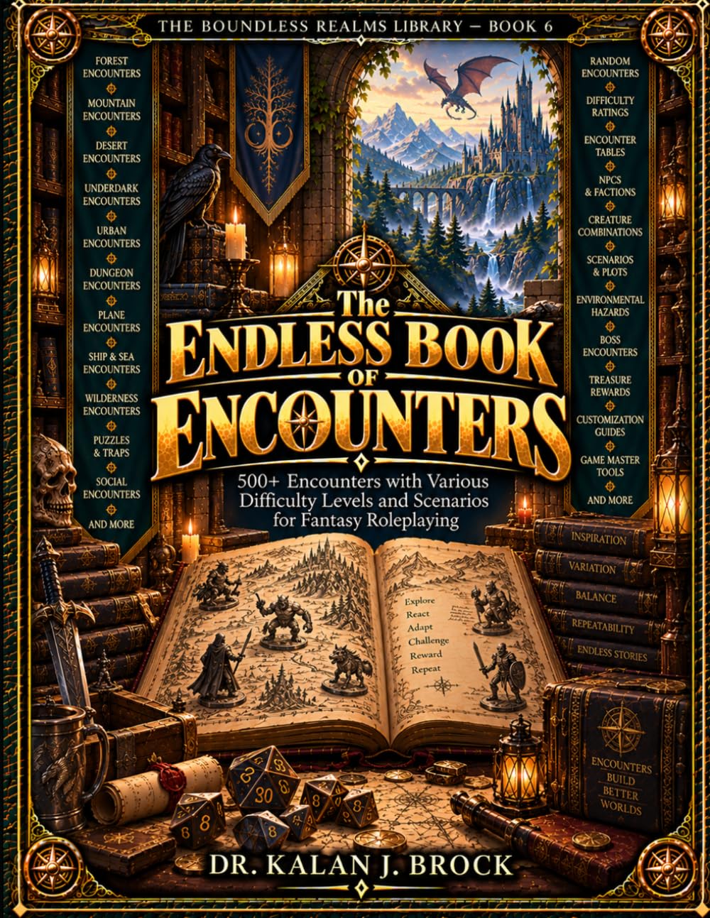 The Endless Book of Encounters: 500+ encounters with various difficulty levels and scenarios (The Boundless Realms Library) baixar o livro de graça
