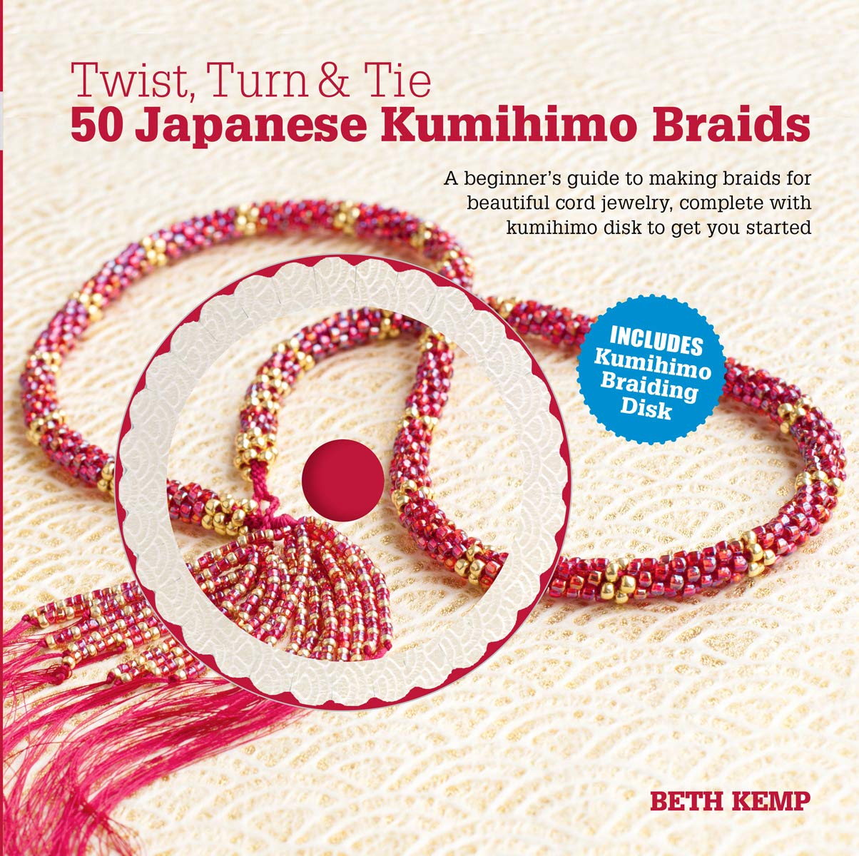 ler totalmente Twist, Turn & Tie: 50 Japanese Kumihimo Braids: A Beginner's Guide to Making Braids for Beautiful Cord Jewelry