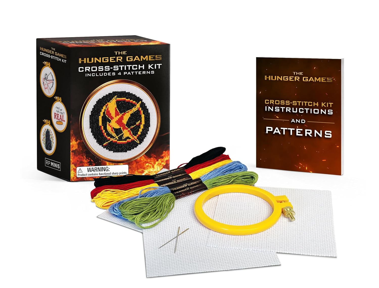 ler totalmente The Hunger Games Cross-Stitch Kit: Includes 4 Patterns