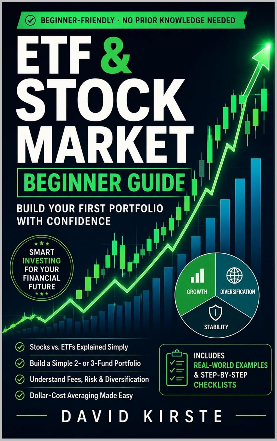 ler totalmente ETF & Stock Market Beginner Guide: How to Invest in ETFs, Index Funds & Stocks, Build a Simple Portfolio, and Start Passive Investing with Confidence (English Edition)