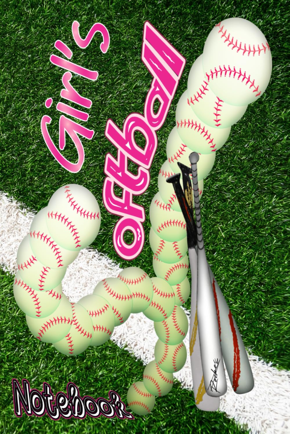 Girls Softball Notebook: Keep track of practice plays while improving your skills. Score those winning games as you write down all your softball memories. baixar o livro de graça