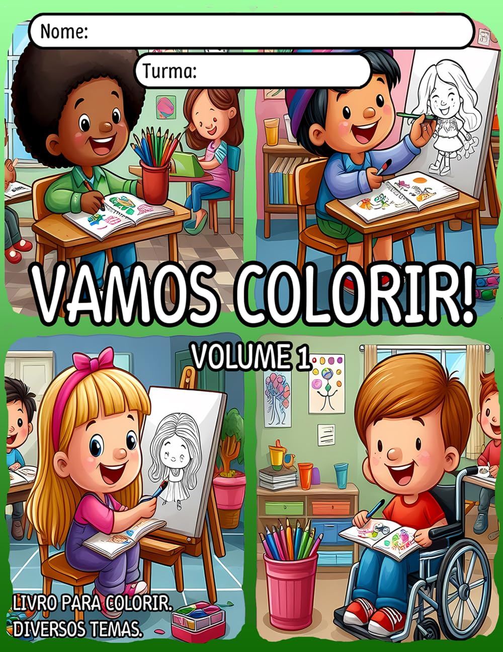 capítulo por capítulo baixar Vamos Colorir! Volume 1: Diversos temas. (Portuguese Edition)
