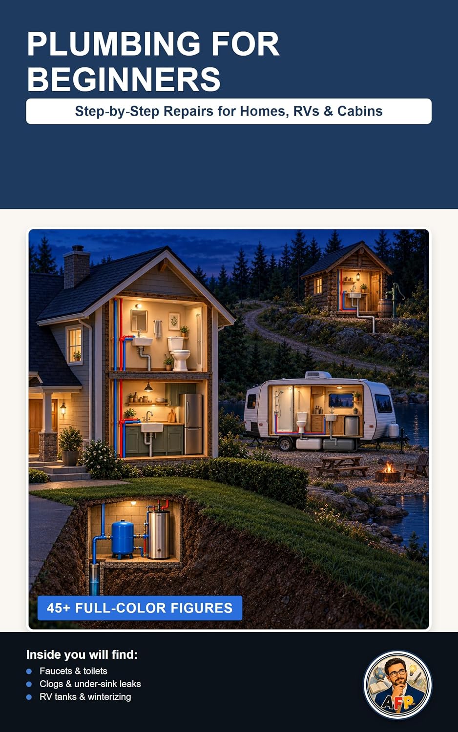 capítulo por capítulo baixar Plumbing for Beginners: Step-by-Step Repairs for Homes, RVs, and Cabins (Home Plumbing Guides) (English Edition)