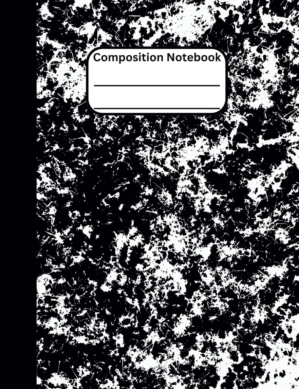 Black Composition Notebook College Ruled: 9.75x7.5 Size, Glossy Cover, 110 Pages, Version 1E baixar o livro de graça
