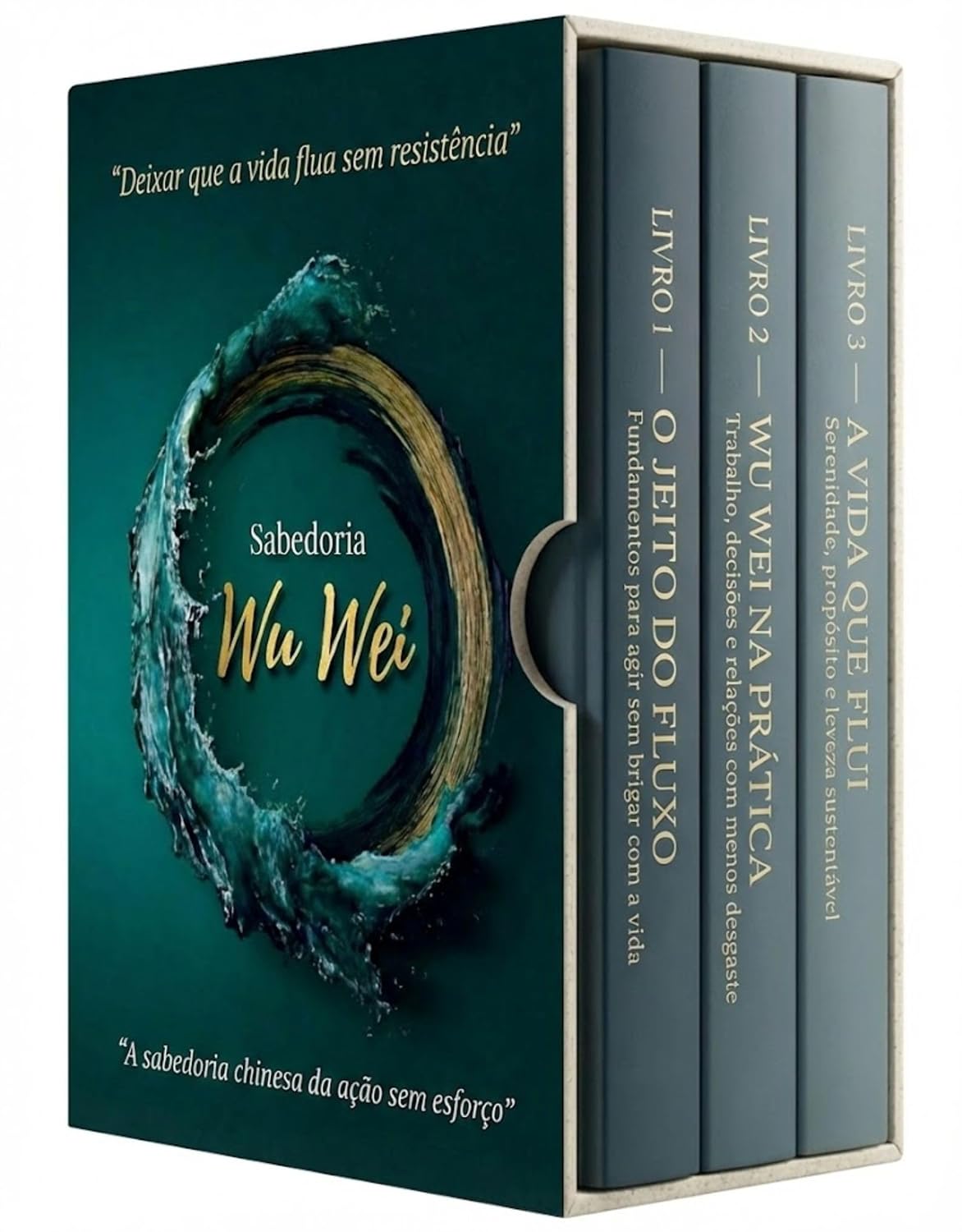 capítulo por capítulo baixar Sabedoria Wu Wei - 3 Livros - Taoísmo aplicado para reduzir estresse, decidir com clareza e viver com leveza: Um guia prático de fluxo: produtividade tranquila, emoções estáveis e escolhas melhores