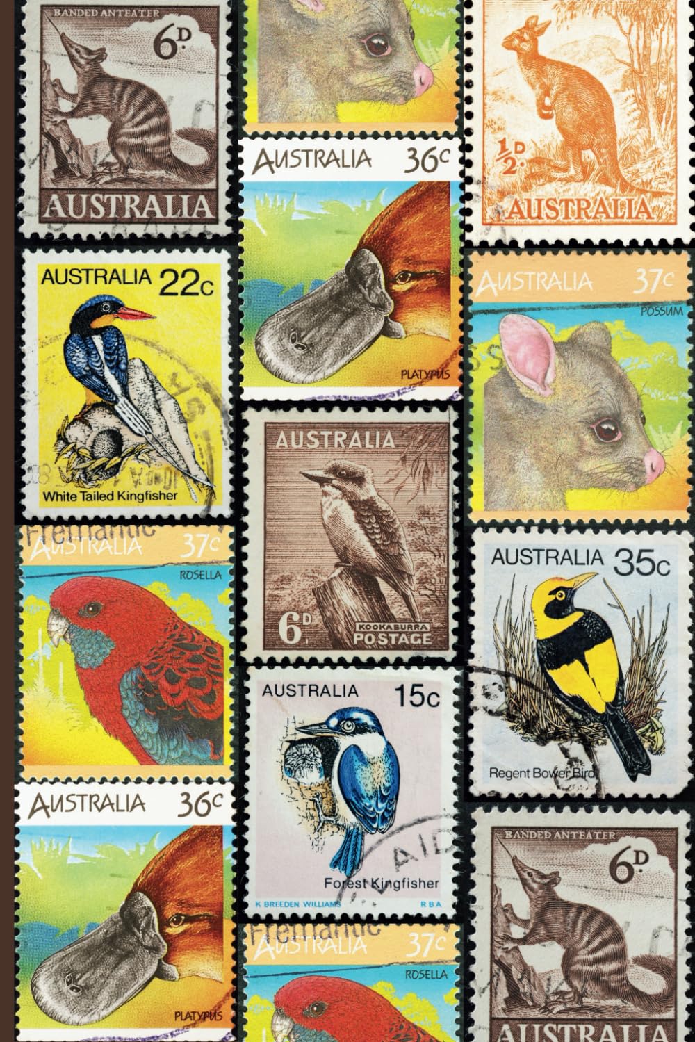 ler totalmente Notebook: Australian Postage Stamps Notebook