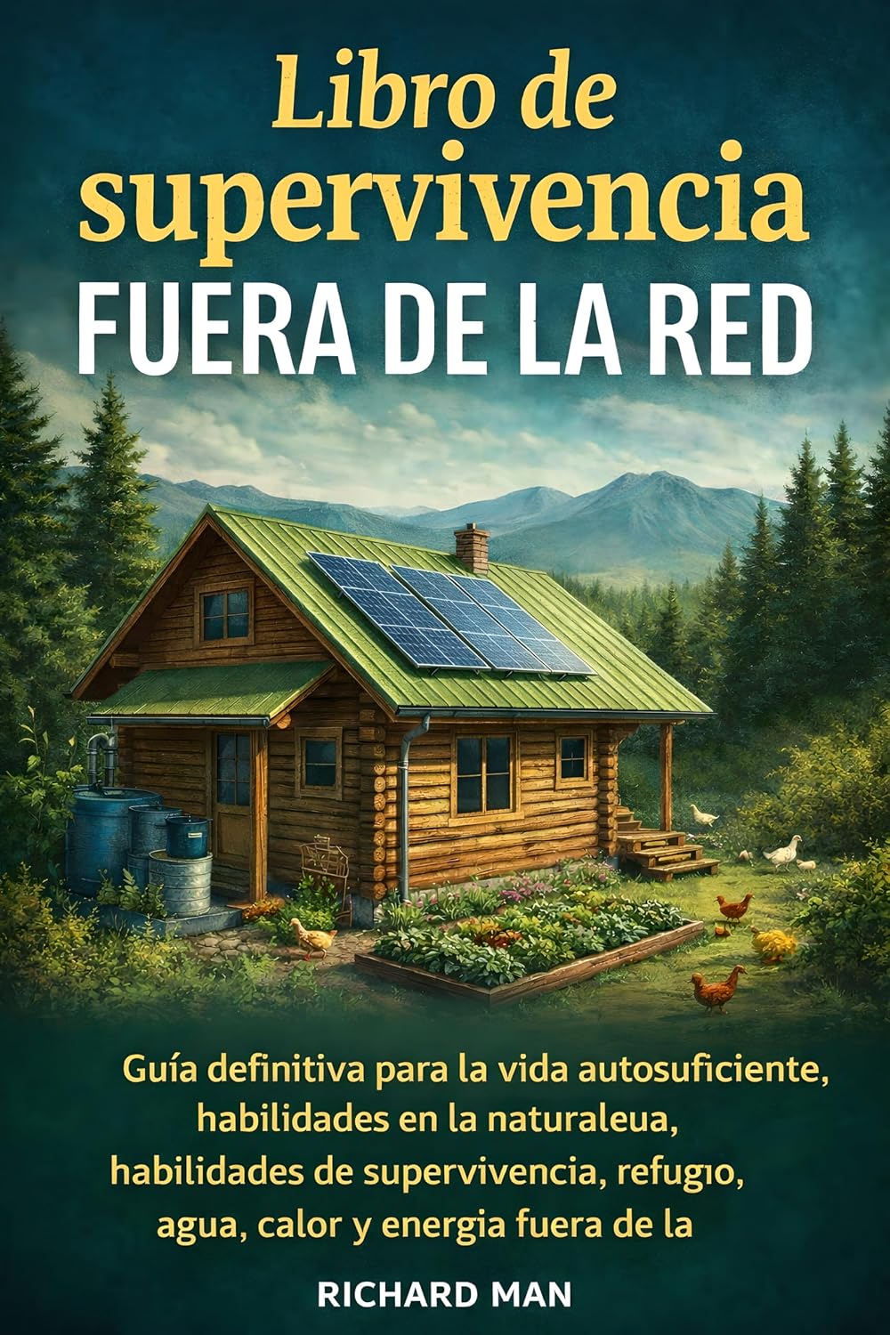 Libro de supervivencia fuera de la red: Guía definitiva para la vida autosuficiente, habilidades en la naturaleza, habilidades de supervivencia, refugio, ... y energía fuera de la red (Spanish Edition)