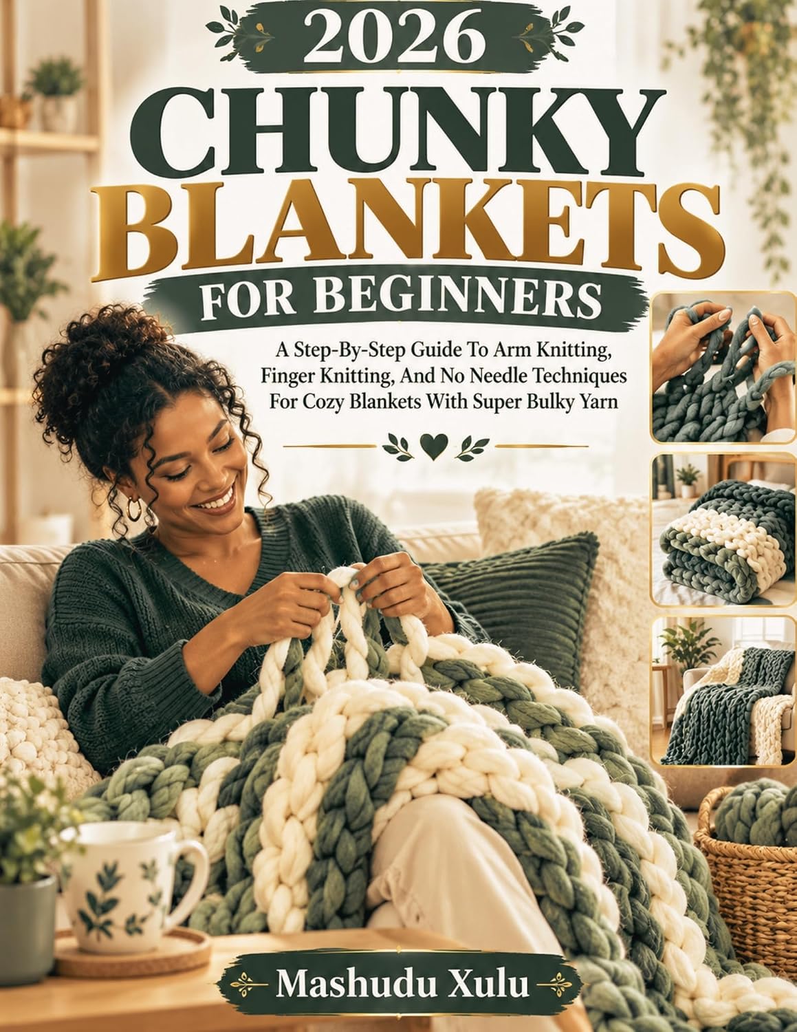 ler totalmente 2026 CHUNKY BLANKETS FOR BEGINNERS: A Step-By-Step Guide To Arm Knitting, Finger Knitting, And No Needle Techniques For Cozy Blankets With Super Bulky Yarn (English Edition)