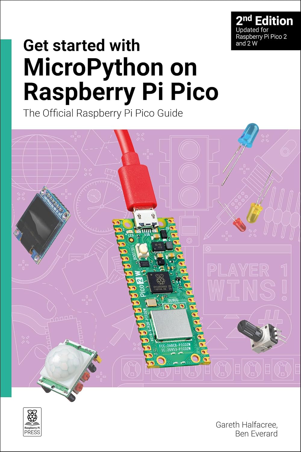 ler totalmente Get started with MicroPython on Raspberry Pi Pico: The Official Raspberry Pi Pico Guide (English Edition)