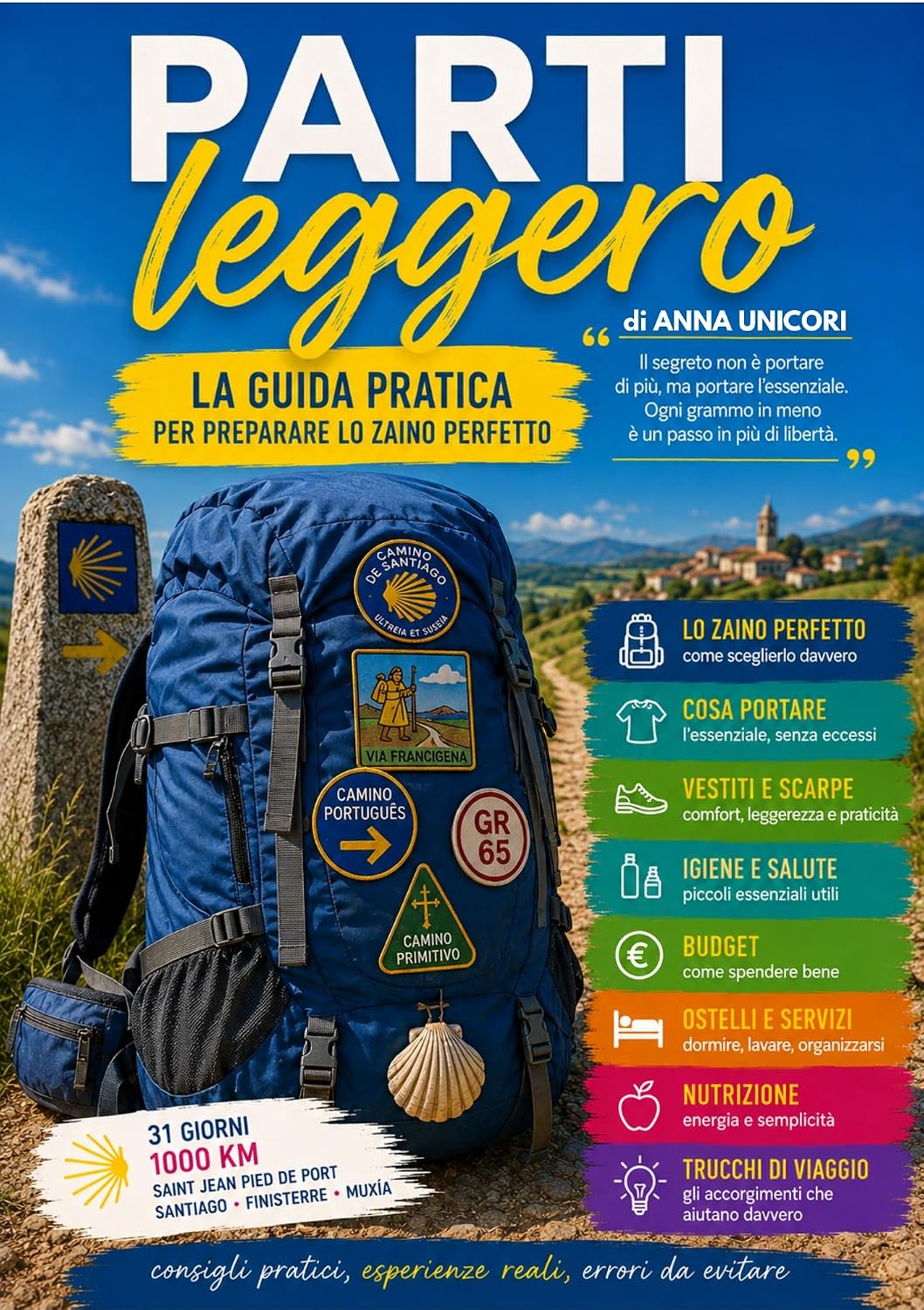 capítulo por capítulo baixar PARTI LEGGERO: La guida pratica per preparare lo zaino perfetto: tutto quello che devi sapere prima di partire per un lungo cammino. (CAMMINI - Guide pratiche per partire preparati) (Italian Edition)