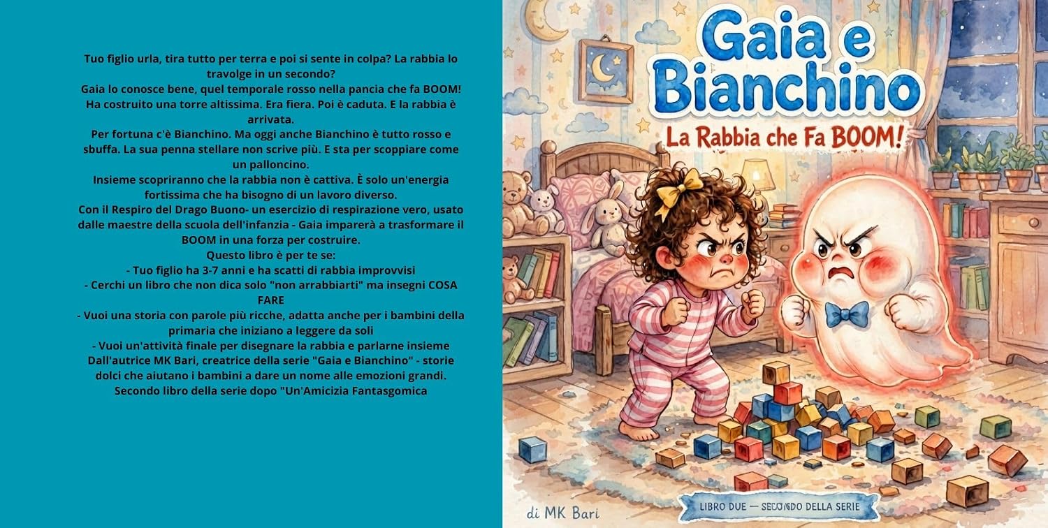 Gaia e bianchino:la rabbia che fa boom!Una storia per aiutare i bambini a gestire la rabbia senza urla e capricci: Con il trucco del Respiro del Drago... Gaia e Bianchino Vol. 2) (Italian Edition) baixar livro de graça