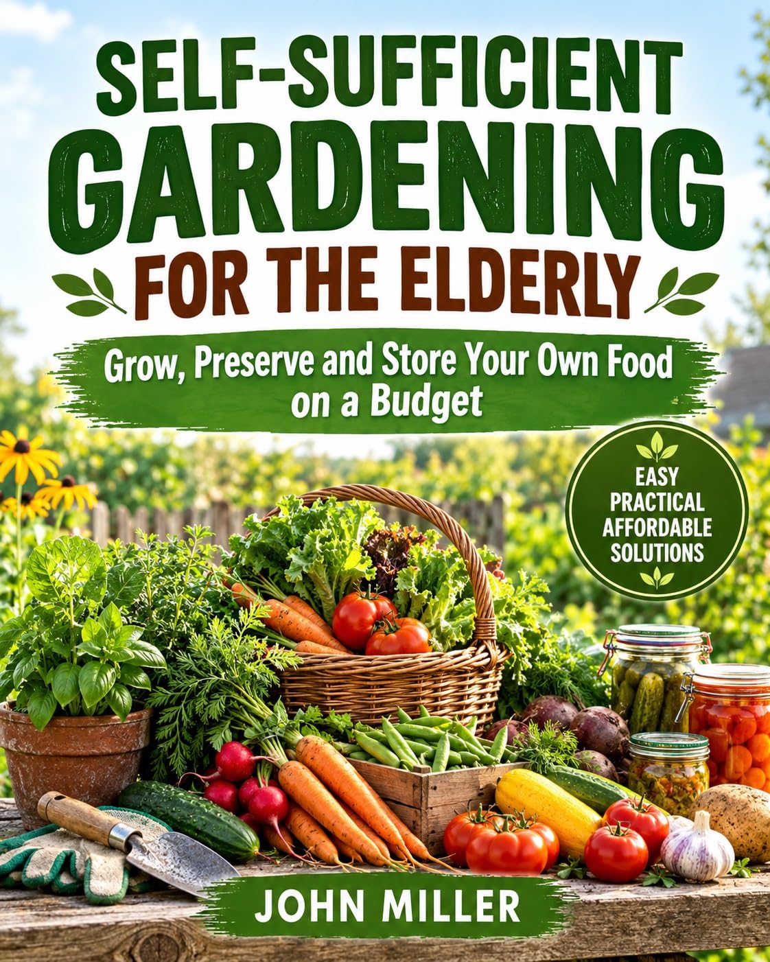 ler totalmente SELF-SUFFICIENT GARDENING FOR THE ELDERLY: Grow, Preserve and Store Your Own Food on a Budget (For Retirees on a Fixed Budget Book 5) (English Edition)