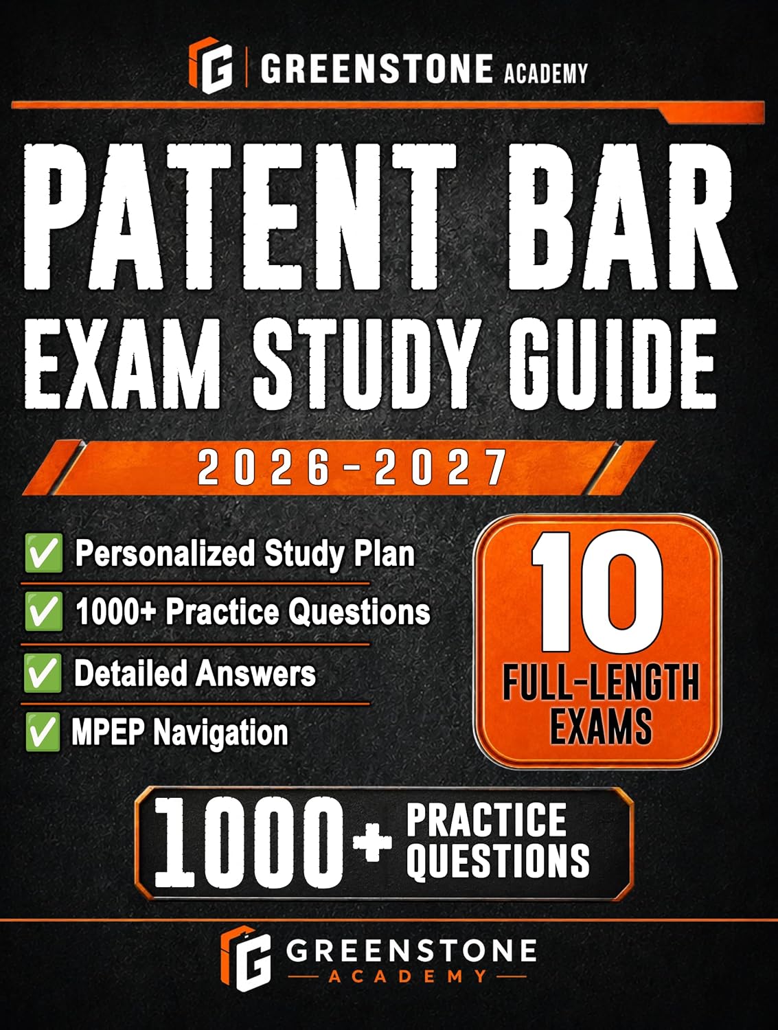 capítulo por capítulo baixar Patent Bar Exam Study Guide 2026–2027: Exam Review with Personalized Study Plan, 1,000 Practice Questions, 10 Full-Length Exams, Detailed Answers, and... for Busy Professionals (English Edition)