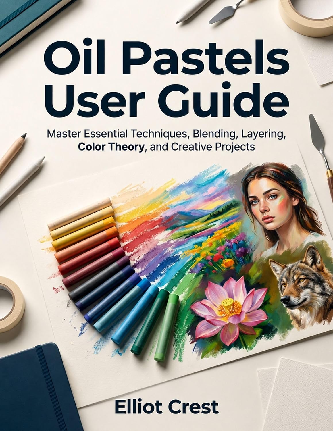 ler totalmente Oil Pastels User Guide: Master Essential Techniques, Blending, Layering, Color Theory, and Creative Projects (English Edition)