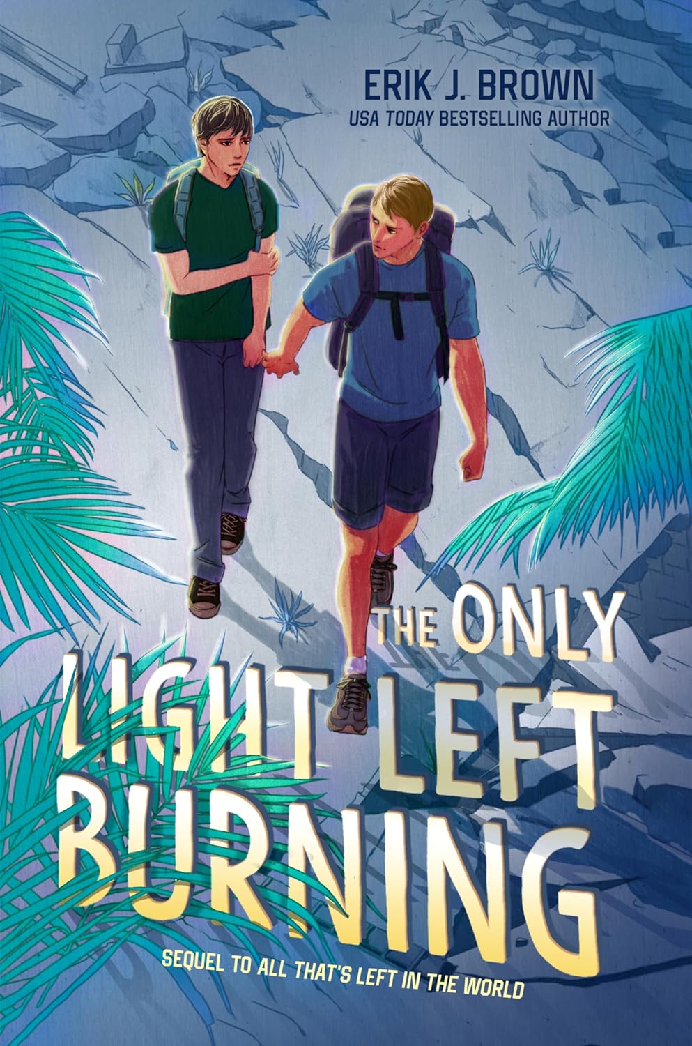 ler totalmente The Only Light Left Burning: A postapocalyptic queer YA romance―Andrew and Jamie fight hurricanes, old enemies, and each other to find a place called home.