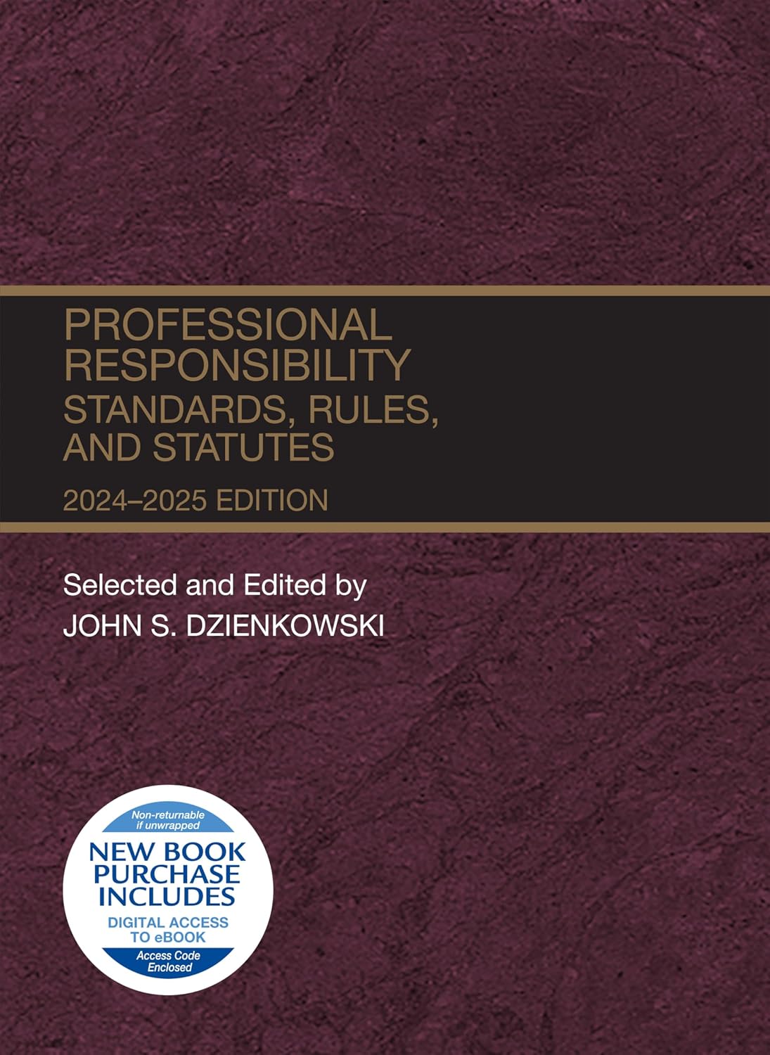 ler totalmente Professional Responsibility, Standards, Rules, and Statutes, 2024-2025