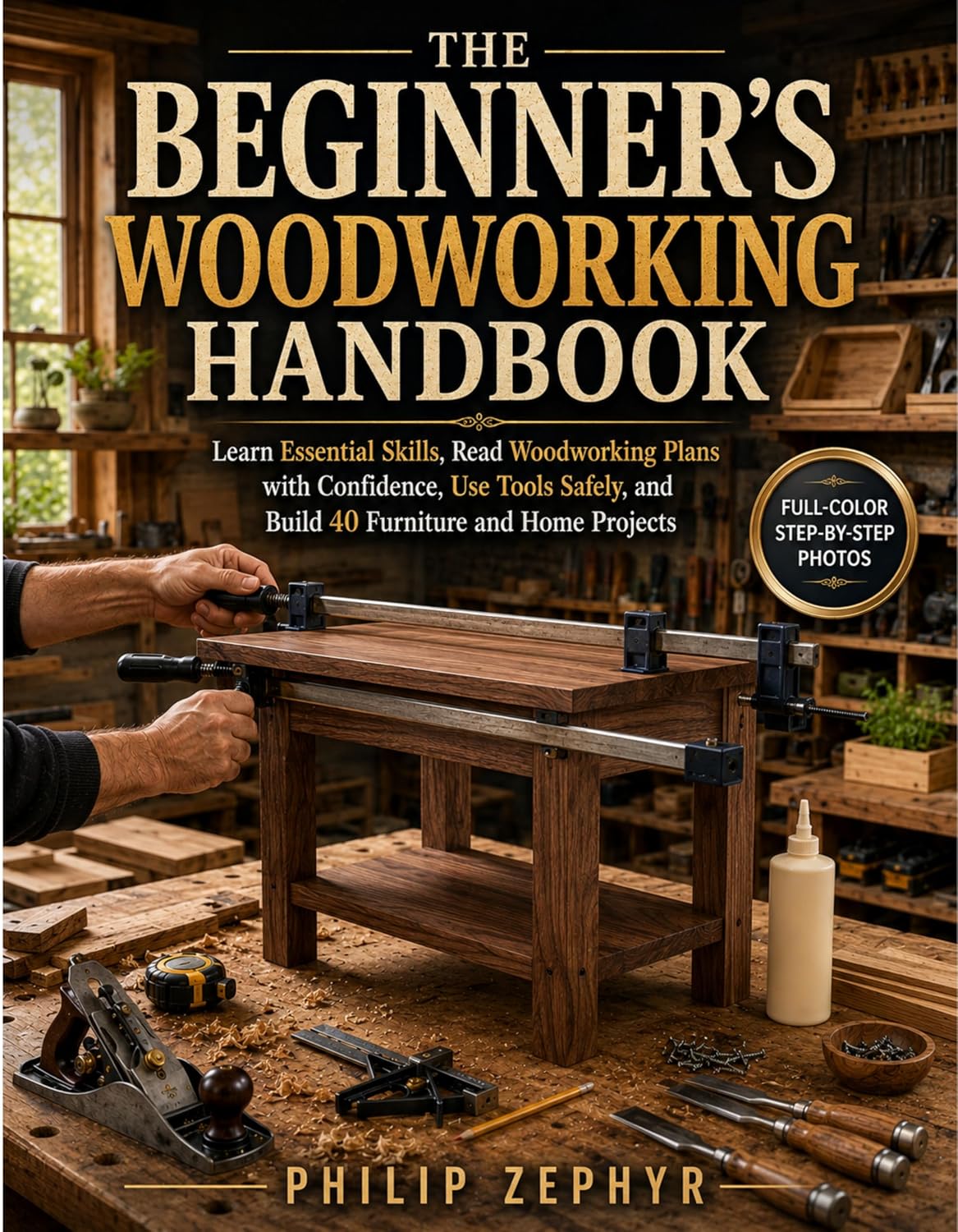 The Beginner's Woodworking Handbook: Learn Essential Skills, Read Woodworking Plans with Confidence, Use Tools Safely, and Build 40 Furniture and Home Projects (English Edition) baixar livro de graça
