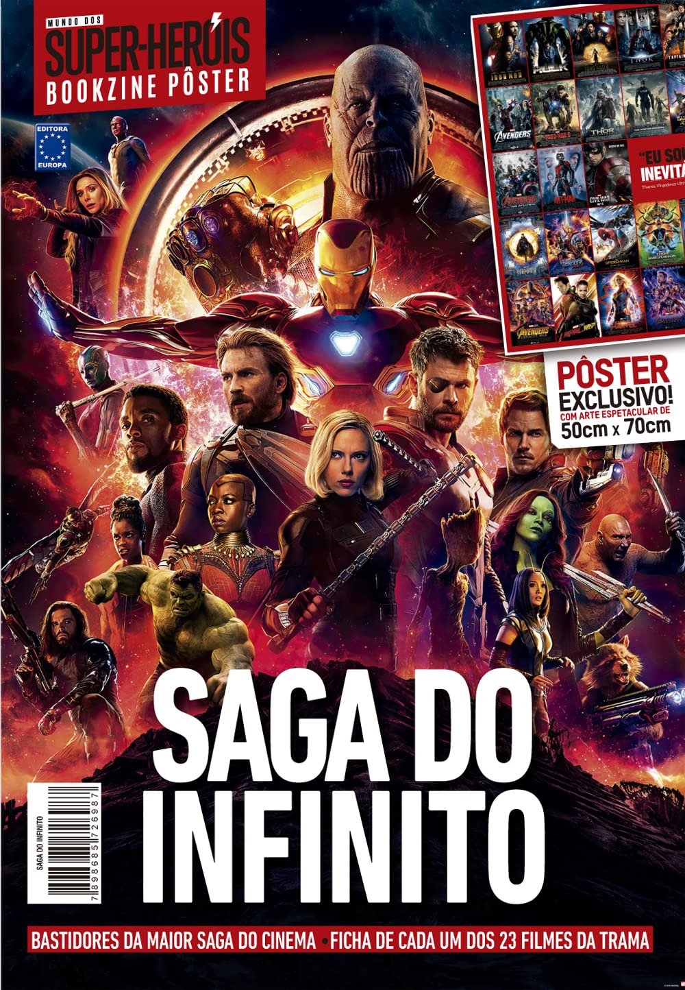 capítulo por capítulo baixar Vingadores Saga do Infinito - Arte A - Superpôster Mundo dos Super-Heróis