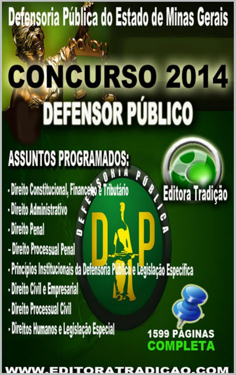 Defensor Público de Minas Gerais - Preparatório Completo: Concurso da Defensoria Pública do Estado de Minas Gerais baixar livro de graça