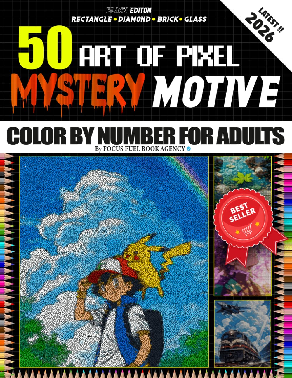 capítulo por capítulo baixar Mystery Motive Color By Number Book For Adults: Relaxing Puzzle Coloring Adventure with 50 Unique Designs