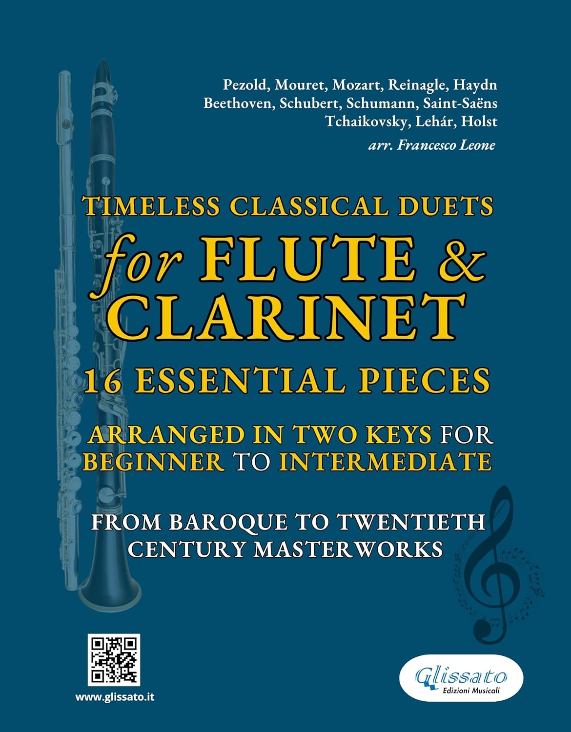 ler totalmente Easy Classical Duets for Flute and Bb Clarinet: 16 Famous Classical Pieces in Two Keys for Lessons, Sight-Reading, Recitals and Ensemble Practice (Timeless Classical Duets for Winds) (English Edition)